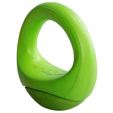 Have loads of fun with your dog playing with a Rogz Pop-Upz. The Rogz Pop-Upz comes in different sizes and different colours. The handle allows for easy pick up in the mouth of dogs and also easy pick up by hand for pet parents. The self righting characteristic facilitates this handle to always be easily accessible. The self righting feature works on both land and in water. The Rogz Pop-Upz is made of material that allows for bounce and fetch games.