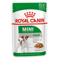Royal Canin Mini Adult Gravy is suitable for all small dogs up to 10kg. From 10 months to 12 years old.