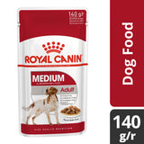 Royal Canin Medium Adult Gravy is suitable for all medium dogs from 11kg to 25kg. From 12 months to 10 years old.