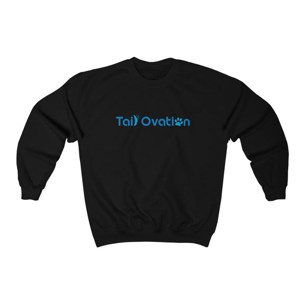 Unisex Tail Ovation Sweatshirt (blue logo) - Heavy Blend™ Crewneck Sweatshirt