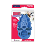 The Kong ZoomGroom is great for all coat types. It can be used to lather up shampoo and to brush your dogs coat wet or dry. It gently cleans with its smooth, massaging teeth and promotes a healthy skin and coat. It attracts hair like a magnet!
